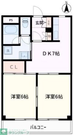 アネックスKの物件間取画像